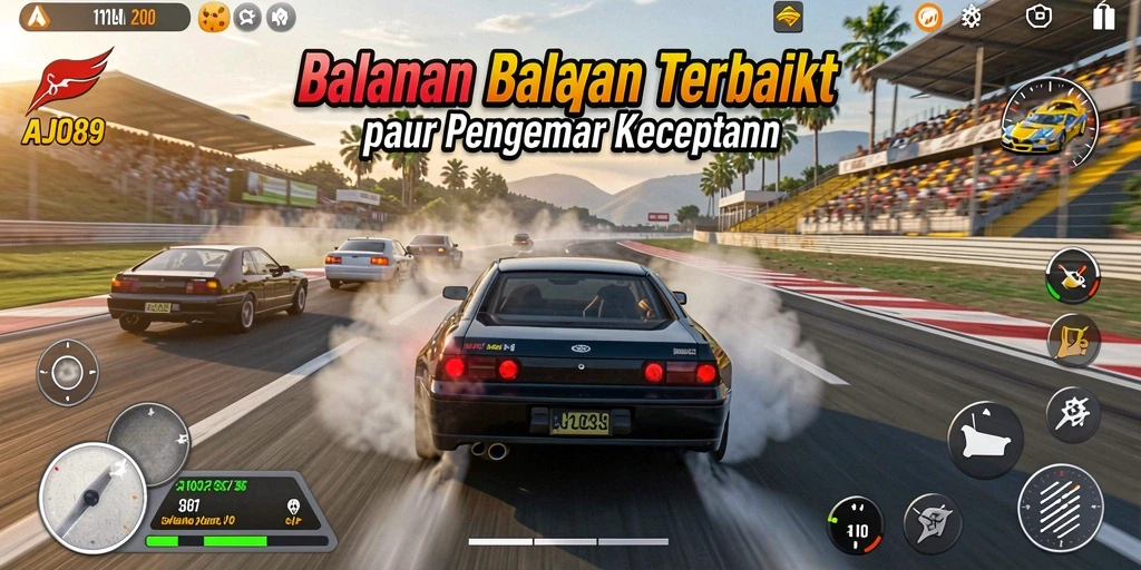 Gameplay seru dengan balapan cepat dan grafik menawan.