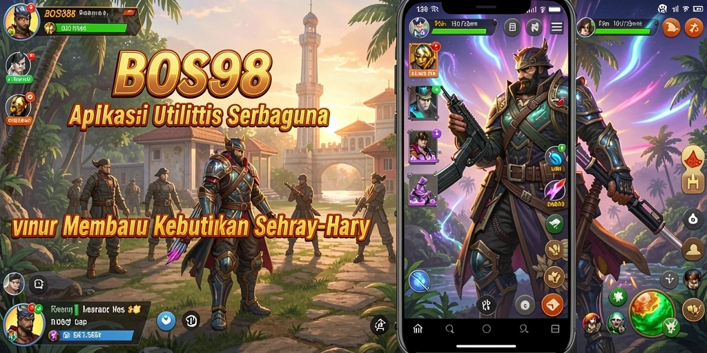 Tampilan antarmuka BOS88 yang bersih dan modern.