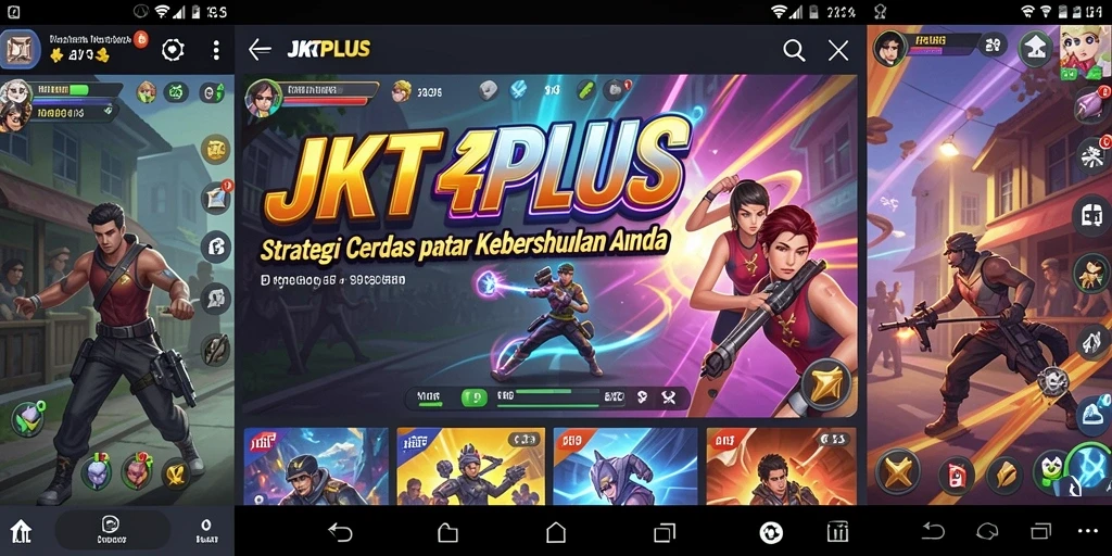 Tangkapan layar gameplay JKTPLUS menampilkan strategi yang mendebarkan.