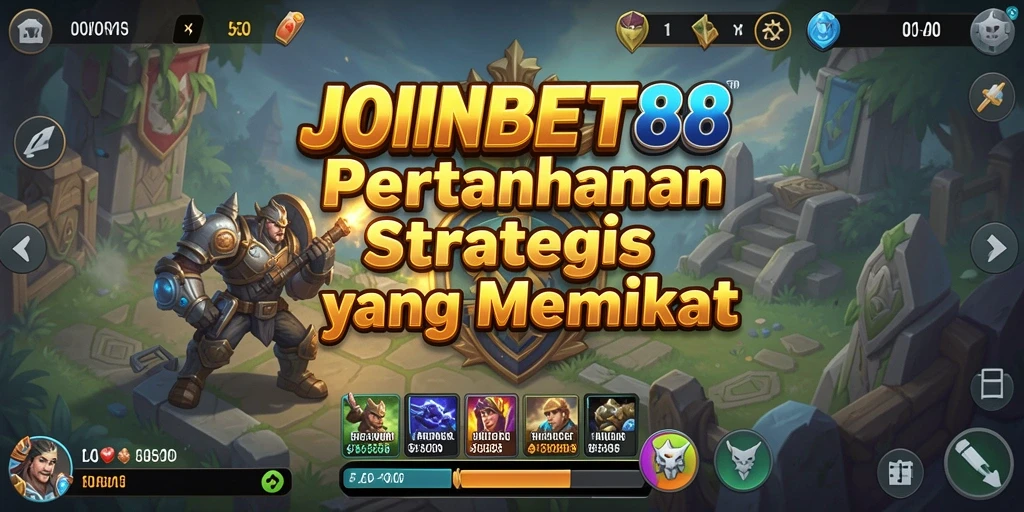 Tangkapan layar gameplay JOINBET88 menampilkan aksi seru Tower Defense.