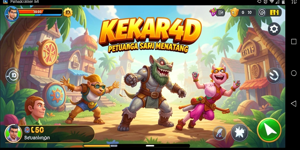 Tampilan seru gameplay KEKAR4D yang memukau.
