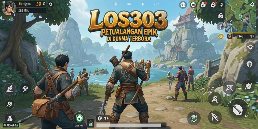 Tangkapan layar permainan LOS303 menampilkan pertarungan seru di dunia petualangan.