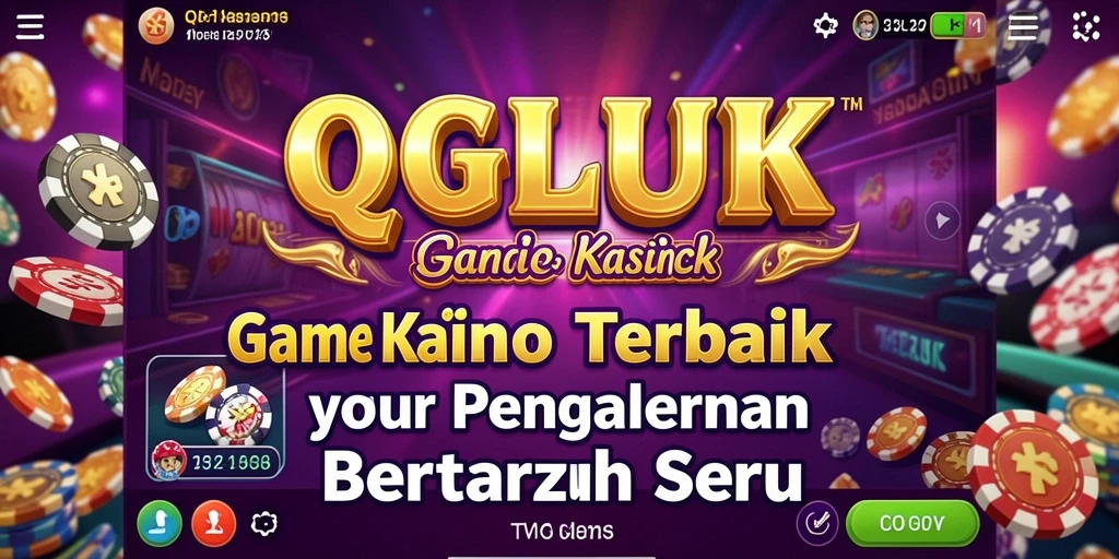 Screenshot gameplay <strong>QGLUCK</strong> menampilkan suasana Kasino yang menggugah semangat.