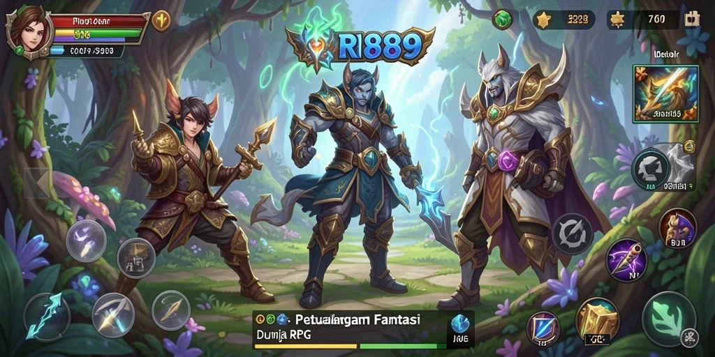Gameplay RI889 yang menampilkan aksi pertempuran memukau dan eksplorasi yang mendalam.