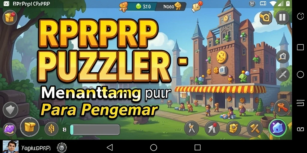 Screenshot gameplay RPRPRP menampilkan tantangan Puzzle yang seru.