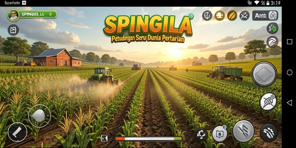 Tampilan gameplay menarik dari <strong>SPINGILA</strong> di dunia pertanian.