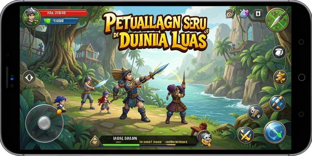 Screenshot gameplay menampilkan aksi seru saat menjelajahi dunia T6.