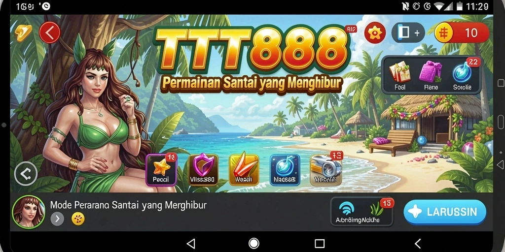 Screenshot TTT888 menampilkan gameplay santai dan menarik.